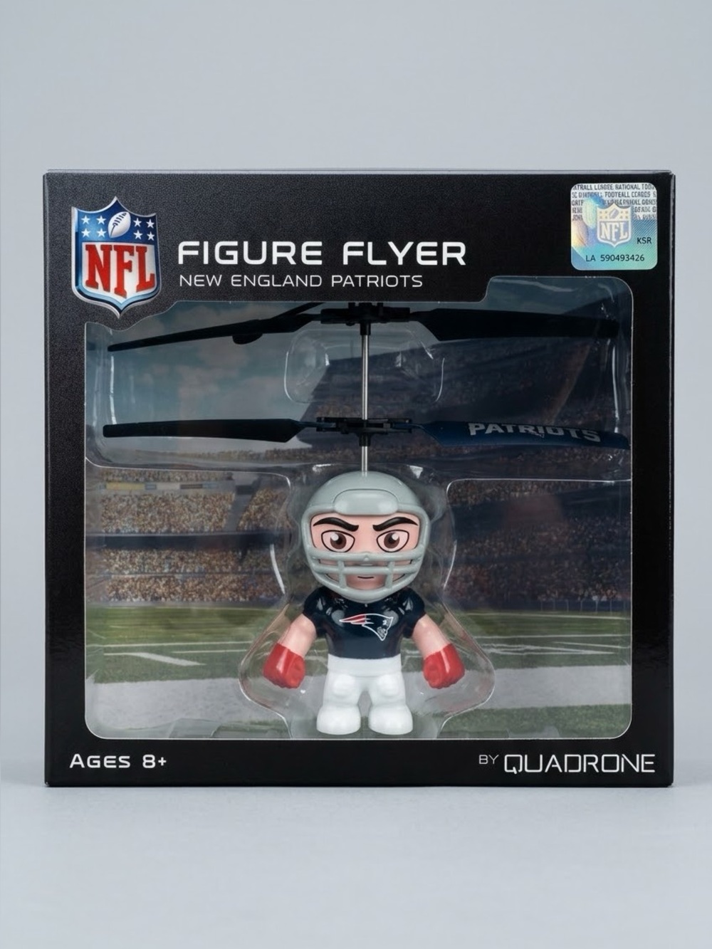 NFL New England Patriots Figure Flyer Infrared Flying Toy Drone NIB